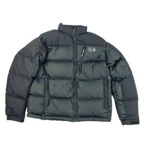 Vtg Mountain Hardwear Men XL Sub Zero Black Two Tone Goose Down Puffer Jacket
